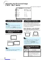 Предварительный просмотр 48 страницы Sharp PGF267X - XGA DLP Projector Operation Manual