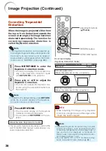 Предварительный просмотр 32 страницы Sharp PGF310X - Notevision XGA DLP Projector Operation Manual