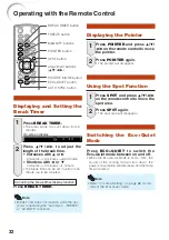 Предварительный просмотр 36 страницы Sharp PGF310X - Notevision XGA DLP Projector Operation Manual