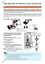 Предварительный просмотр 38 страницы Sharp PGF310X - Notevision XGA DLP Projector Operation Manual