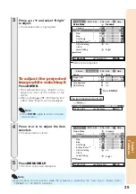 Предварительный просмотр 43 страницы Sharp PGF310X - Notevision XGA DLP Projector Operation Manual