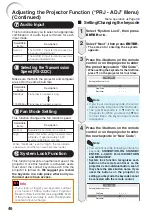 Предварительный просмотр 50 страницы Sharp PGF310X - Notevision XGA DLP Projector Operation Manual