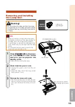 Предварительный просмотр 59 страницы Sharp PGF310X - Notevision XGA DLP Projector Operation Manual