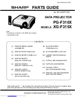 Предварительный просмотр 131 страницы Sharp PGF310X - Notevision XGA DLP Projector Service Manual