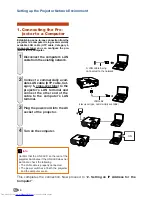 Предварительный просмотр 10 страницы Sharp PGF325W - WXGA DLP Projector Setup Manual