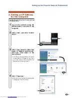 Предварительный просмотр 11 страницы Sharp PGF325W - WXGA DLP Projector Setup Manual