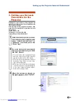 Предварительный просмотр 13 страницы Sharp PGF325W - WXGA DLP Projector Setup Manual