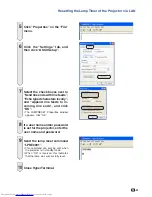 Предварительный просмотр 31 страницы Sharp PGF325W - WXGA DLP Projector Setup Manual
