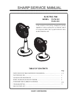 Sharp PJ-SL181 Service Manual предпросмотр