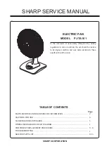 Sharp PJ-TA161 Service Manual preview