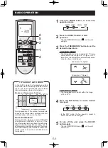 Предварительный просмотр 8 страницы Sharp Plasmacluster AE-X12HR Operation Manual