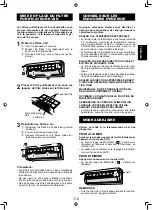 Предварительный просмотр 21 страницы Sharp Plasmacluster AE-X12HR Operation Manual