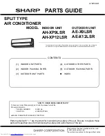 Предварительный просмотр 51 страницы Sharp Plasmacluster AE-X12LSR Service Manual