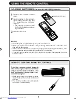 Предварительный просмотр 8 страницы Sharp Plasmacluster AE-X30EJ Operation Manual