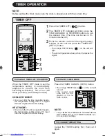 Предварительный просмотр 16 страницы Sharp Plasmacluster AE-X30EJ Operation Manual