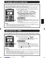 Preview for 13 page of Sharp Plasmacluster AH-AP18Y Operation Manual