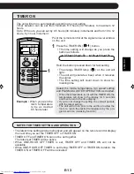 Preview for 15 page of Sharp Plasmacluster AH-AP18Y Operation Manual