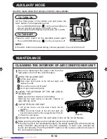 Preview for 16 page of Sharp Plasmacluster AH-AP18Y Operation Manual