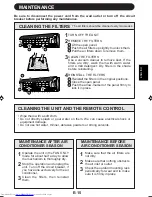 Preview for 17 page of Sharp Plasmacluster AH-AP18Y Operation Manual