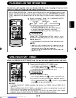 Preview for 13 page of Sharp Plasmacluster AH-AP24CE Operation Manual