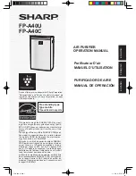 Sharp Plasmacluster FP-A40C Operation Manual preview