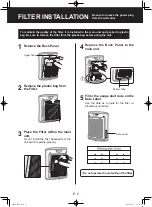 Preview for 7 page of Sharp Plasmacluster FP-F30J Operation Manual