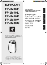 Sharp Plasmacluster FP-JM40E Operation Manual preview