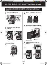 Предварительный просмотр 8 страницы Sharp Plasmacluster FP-JM40E Operation Manual