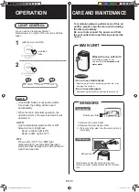 Предварительный просмотр 12 страницы Sharp Plasmacluster FP-JM40E Operation Manual