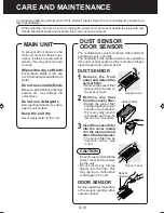 Preview for 20 page of Sharp Plasmacluster FP-N60CX Operation Manual