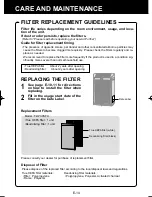 Preview for 16 page of Sharp Plasmacluster FP-P30U Operation Manual