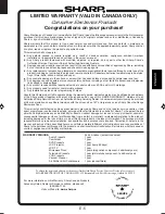 Preview for 7 page of Sharp Plasmacluster FP-P40CX Operation Manual