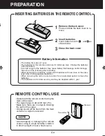 Preview for 11 page of Sharp Plasmacluster FP-P40CX Operation Manual