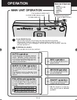 Preview for 14 page of Sharp Plasmacluster FP-P40CX Operation Manual