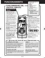 Preview for 50 page of Sharp Plasmacluster FP-P40CX Operation Manual