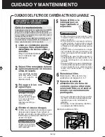 Preview for 52 page of Sharp Plasmacluster FP-P40CX Operation Manual