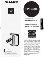 Sharp Plasmacluster FP-R45CX Operation Manual preview