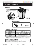 Preview for 8 page of Sharp Plasmacluster FU-55SE Operation Manual