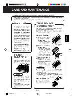 Preview for 15 page of Sharp Plasmacluster FU-55SE Operation Manual