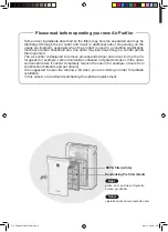 Предварительный просмотр 2 страницы Sharp Plasmacluster FU-A80E Operation Manual