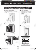 Предварительный просмотр 8 страницы Sharp Plasmacluster FU-A80E Operation Manual