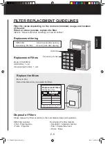 Предварительный просмотр 11 страницы Sharp Plasmacluster FU-A80E Operation Manual