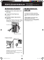 Предварительный просмотр 34 страницы Sharp Plasmacluster FU-A80E Operation Manual