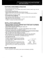 Предварительный просмотр 14 страницы Sharp Plasmacluster FU-W25AW User Manual