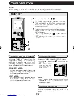 Preview for 14 page of Sharp Plasmacluster GS-XPM12FR Operation Manual