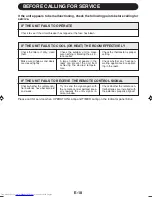 Preview for 20 page of Sharp Plasmacluster GS-XPM12FR Operation Manual