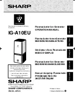 Preview for 1 page of Sharp Plasmacluster IG-A10EU Operation Manual