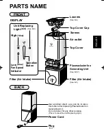 Preview for 5 page of Sharp Plasmacluster IG-A10EU Operation Manual