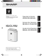 Sharp Plasmacluster IG-CL15U Online Manual preview