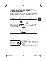 Preview for 11 page of Sharp Plasmacluster IG-GC2A Operation Manual